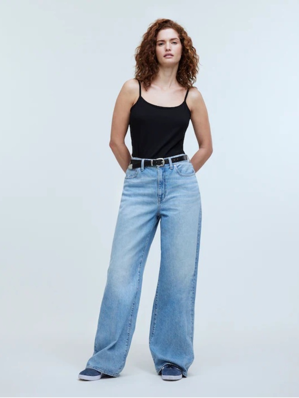 MADEWELL curvy super wide leg jeans size 24